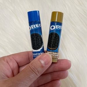 Bundle Of Oreo Flavored Lip Balm Original & Peanut Butter Creme